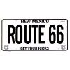 ROUTE 66 METAL LICENSE PLATE NEW MEXICO #574