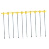 CORHAD Camping Tent Stakes Large Head 10pcs Steel Ground Nails