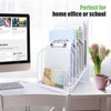 SUMMORO Inclined File Organizer for Desk, 7-Tier Vertical File Folder