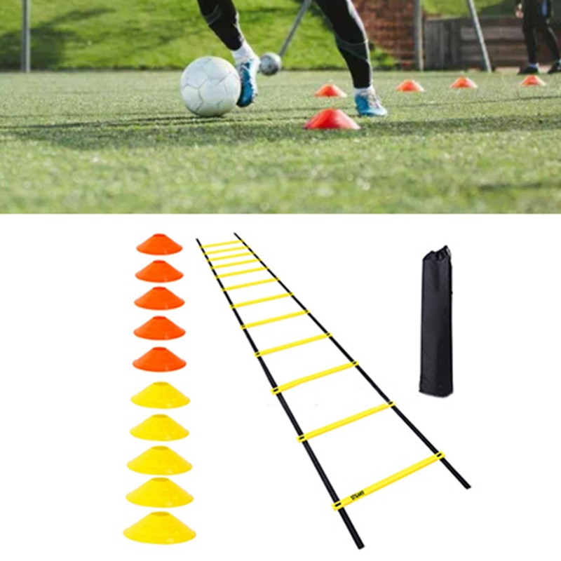 Agility Ladder 12 Rung 20ft Speed Training Ladder Equipment Set