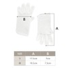 Edenswear Zinc Filled Fiber Anti-Scratch Eczema Atopic Gloves: Kids (White,