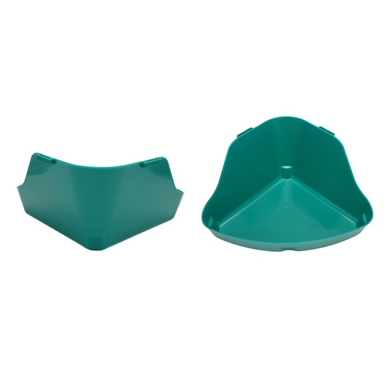 Small Animal Litter Box Fanshaped Rabbit Corner Toilet Box Potty