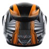 1Storm Motorcycle Bike Full FACE Helmet Mechanic Skull - Tinted