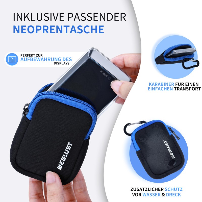 WEGLUST Neoprene Protective Case for Bosch Kiox 500 Display, Screen