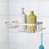 KUIDAMOS Bathroom Storage Shelf Bathroom Organizer with 2 Hooks, Easy