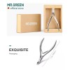 Mr.Green Alicate Para Cuticulas Mr.green, Acero Inox., Con Empujador