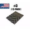 Norseman (12-PACK) Number #3 38960 Norseman Viking USA Drill Bit
