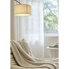 Sarah Haus Lace Curtain Panel (Single), Hebron Pattern Drapes, Rod