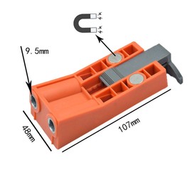 Pocket Hole Jig Positioner Kit Woodworking Oblique Drill Guide Hole Drive Adapter 15 Degree Carpenters Woodwork Guides Angle Carpentry Locator 4 PCS