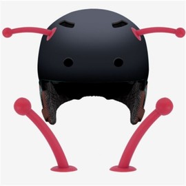 3D Stereoscopic Attachable Accessory Antennae Red 1 Piece / 3D 입체 포인트 부착식 악세사리 더듬이 레드 낱개1개
