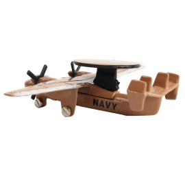 DCD Northrop Grumman E-2C Hawkeye Aircraft Tan Diecast Model Airplane Runway Section United States Navy Runway24