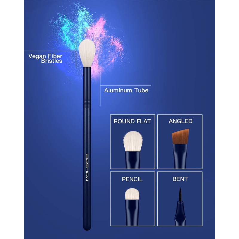 Eye Makeup Brush,EIGSHOW 11pcs Essential Eyeshadow Brush Set Eyeshadow Blending
