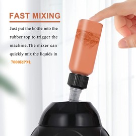 Epidioxi Mini Vortex Mixer Liquid Vortex Mixer 7000RPM Vortex Mixer Manicure Shaker Pigment Mixer Pigment Shaker for Test Tube Pigment Paint DIY (Plug-In)