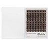 Dedila Brown Cluster DIY Eyelashes Extensions 120pcs Individual Wide Stem