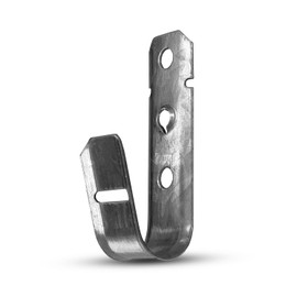 Titan Anchors 25-Pack 3/4" Wall Mount J Hooks - Galvanized Steel Cable Management Hooks for Structured Cabling