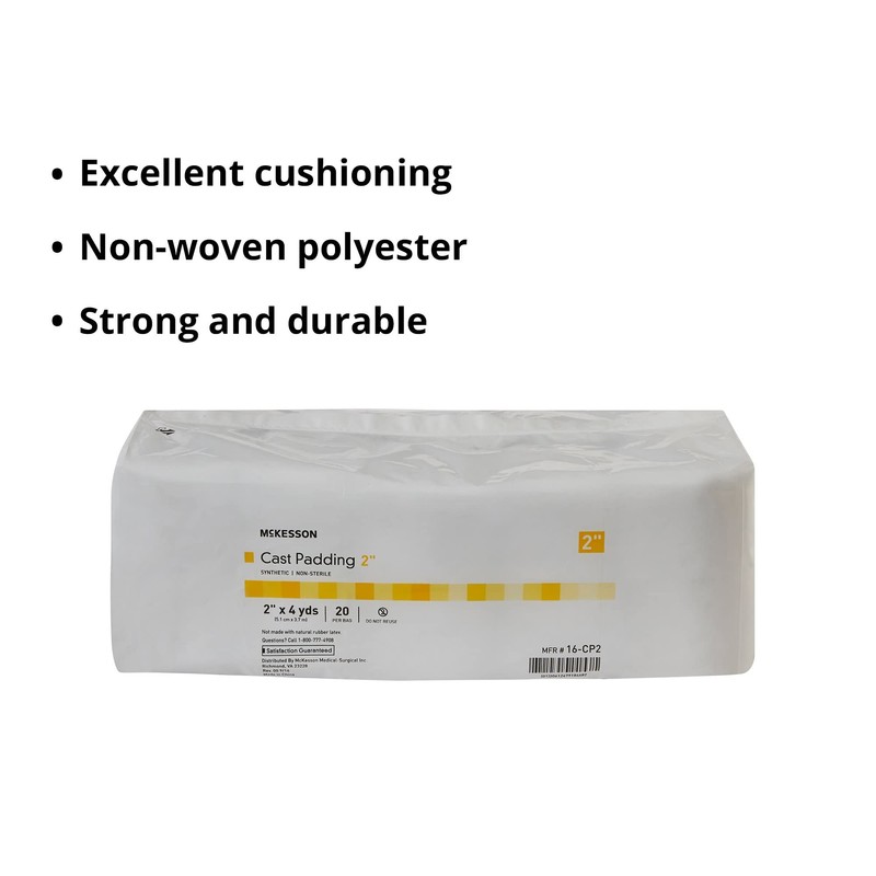 McKesson Cast Padding, Non-Sterile, Polyester, 2 in x 4 yds,