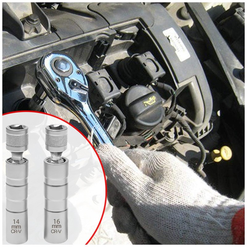 Tkxjry Spark Plug Sockets for Car Repair, Car Spark Plug