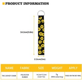 Micandle Colorful Dog Paws Wrist Lanyard Key Chains for Women Wristlet, Short Lanyard Keychain Holder Fob for Car Keys Fashion Wrists