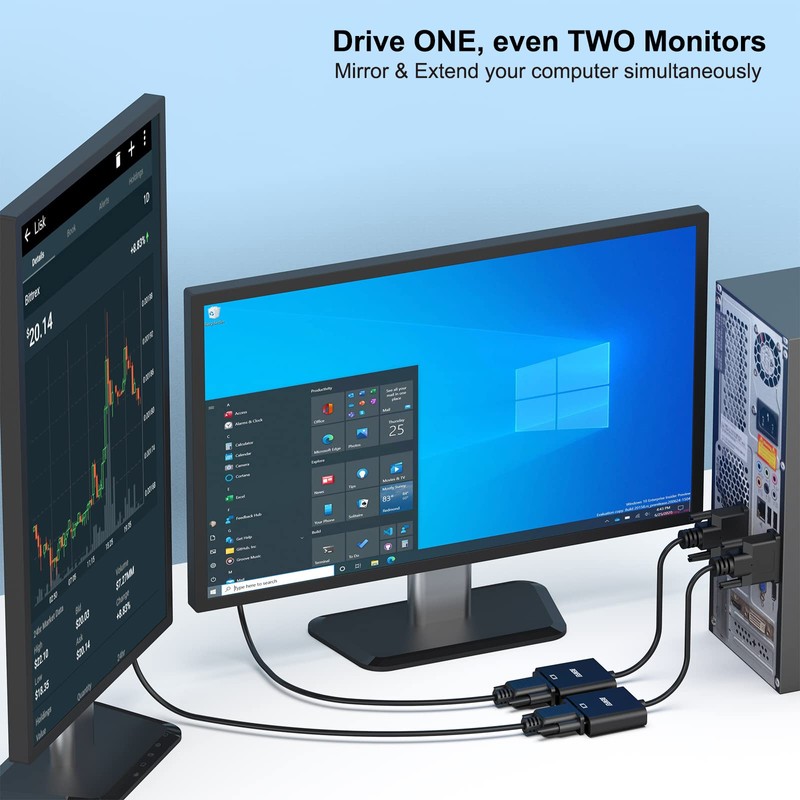 BENFEI Active DVI-D to VGA Adapter, DVI-D 24+1 to VGA