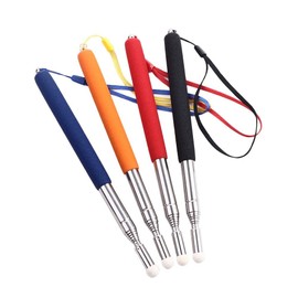 4PCS Leadigol Pointer Pen Portable Presenter Pointing Telescopic Stainless Steel Extendable Retractable for Teaching