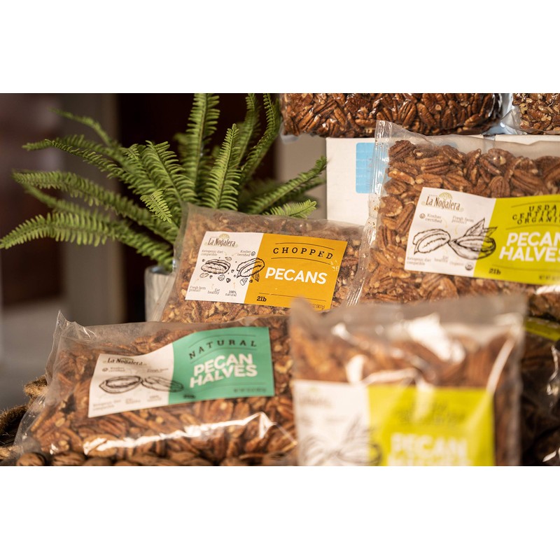 La Nogalera - 2 lbs Chopped shelled pecans. Raw pecan