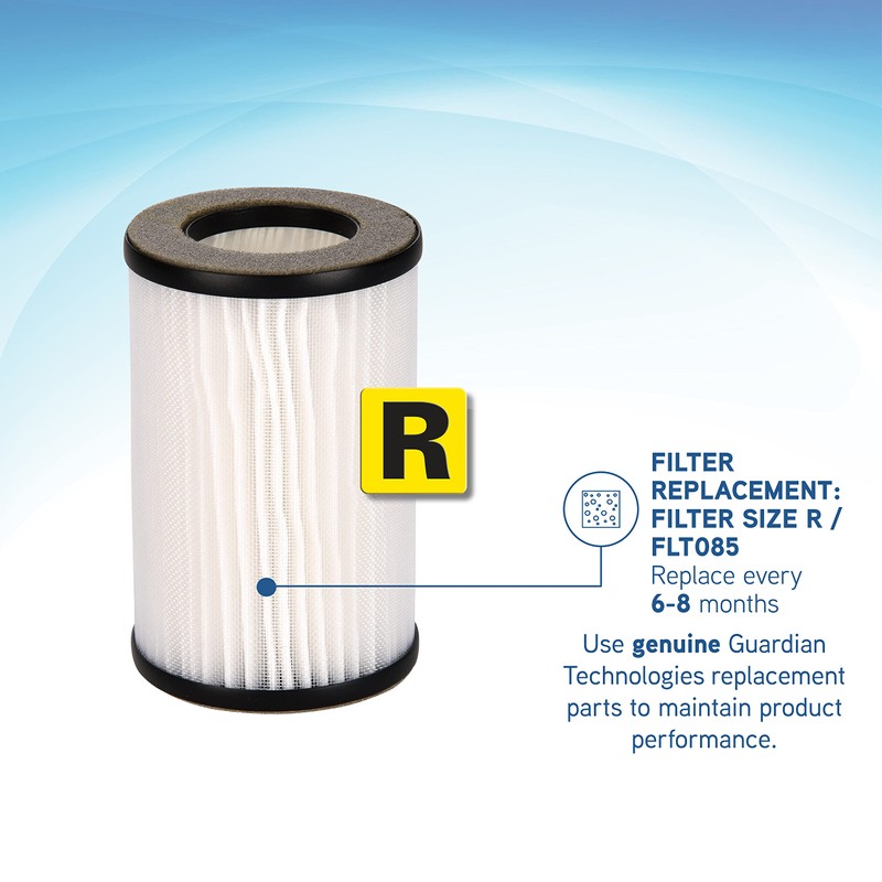 GermGuardian Portable Allergen Air Purifier for Small Spaces with USB