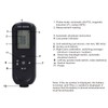 HW‑300S Coating Thickness Gauge Digital Backlight LCD Film Thickness Meter
