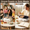 Stariver 7L Electric Hot Pot with Divider, 1200W Electric Pot,
