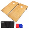 GoSports Regulation Size Bamboo Cornhole Toss Set | 8 Bean