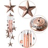 Zhengshizuo Carillones de viento de cobre con diseño de estrellas