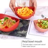 Notakia Salad Bowls, 5 Packs Serving Bowls Porcelain,Lotus Shaped Pasta