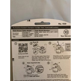 Lavelle Industries  Inc Korky FLUSH VALVE SEAL For American Standard Champion 4 & Eljer Titan 4 #450-NEW