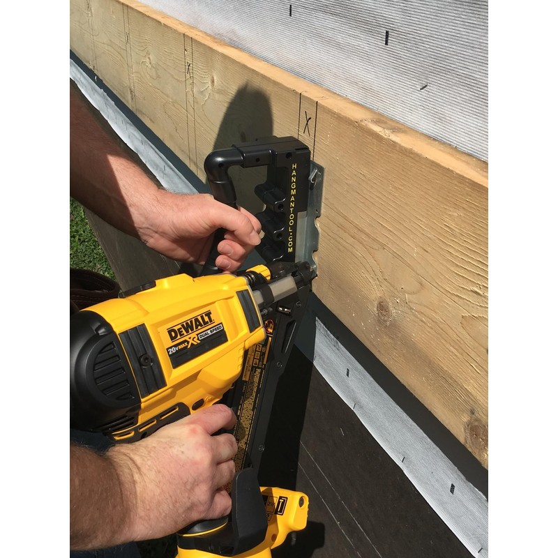 HangEmFast Metal Joist Hanger Installation Jig - Lightweight Durable Ergonomic