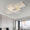 GEADI Modern Dimmable Ceiling Light,35.4" White Led Ceiling Light Fixtures