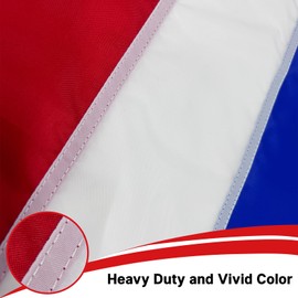 Flagolden Netherlands Flag 12x18 inches Boat, Vivid Color Small Netherlands Flags with 2 Brass Grommets Nautical Outdoor