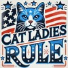 CafePress Cat Ladies Rule Dog T Shirt Dog T-Shirt, Pet