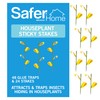 Safer Brand Home SH5026-3SR Houseplant Sticky Stake Insect Traps for