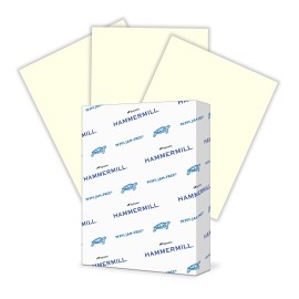 Hammermill Colors Cream Printer Copy Paper 8.5 x 11 20lb Recycled 500 Sheets