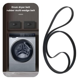 Drum Belt with Fine Ribs for Tumble Dryers Type PH Rubber Material Flexibility and Durability Compatible with Bauknecht Compatible with Bosch Compatible with AEG