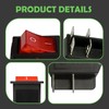 15A/30A 250V Air Compressor Switch 4-pin 2-Position with Light,Compatible with