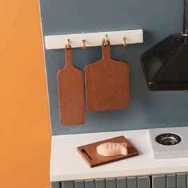 Toyvian 10pcs Mini Chopping Board Decoraciones Para Salas De Casa Kitchen Kitchenware Toy Micro Scene Decoration Home Décor Simulation Cutting Board Cutting Board Decor Woodsy Decor Ob11