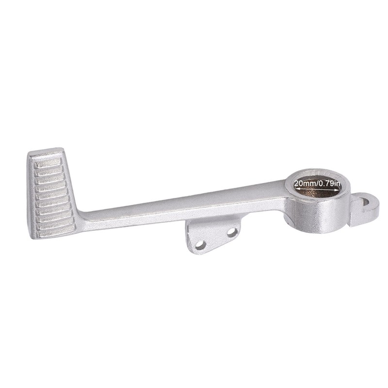 Motorcycle Rear Brake Lever Foot Pedal Silver CNC Aluminium Replacement