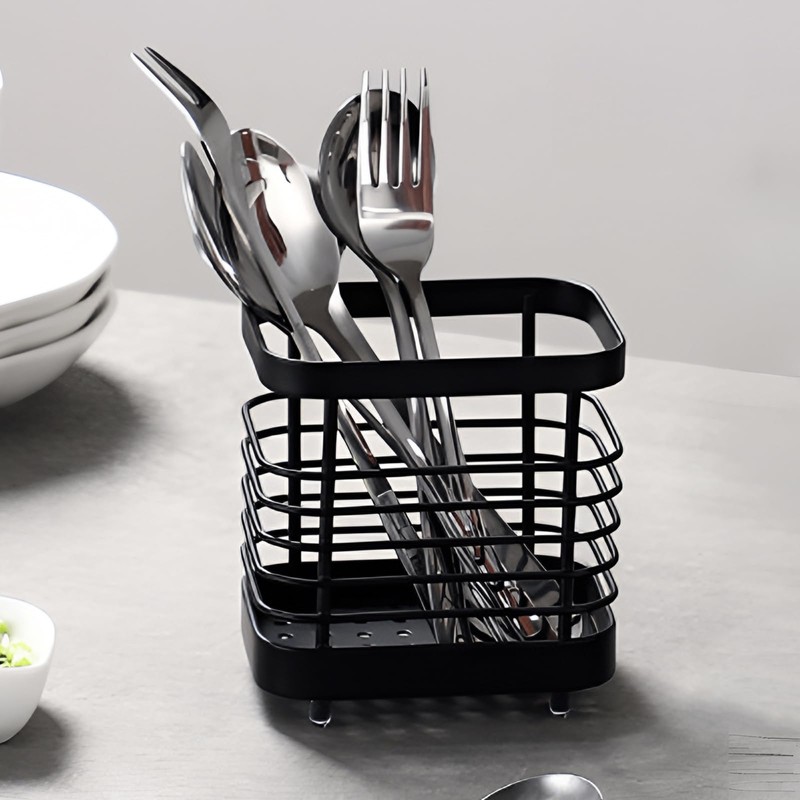 LAIPART Kitchen Sink Utensil Holder of Drying Rack, Small Stainless