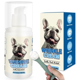 PUMBLER Dog Wrinkle Cream & Skin Soother - Moisturizing Paste for Wrinkles, Paws & Tail Pockets - Anti-Itch, Hot Spot & Irritation Relief - for Bulldogs & All Breeds, 3 oz (85g) -Spatula Included