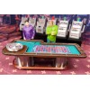 Miniture roulette table. 1:24 scale 3d printed and hand painted.