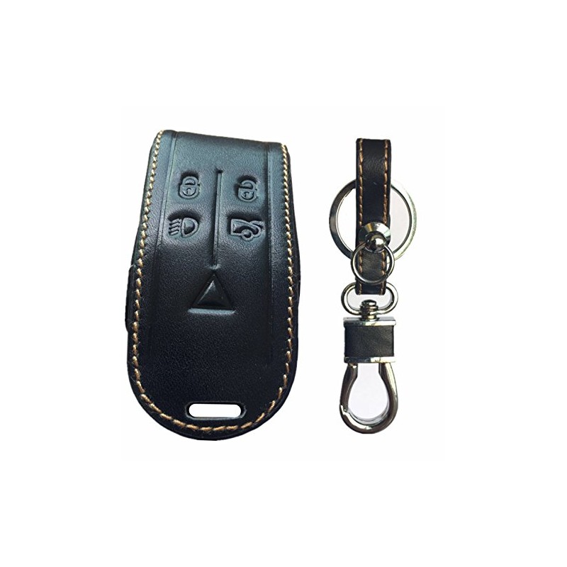 RPKEY Leather Keyless Entry Remote Control Key Fob Cover Case