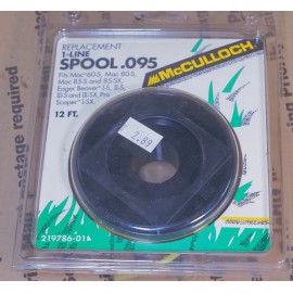 McCulloch OEM McCULLOCH Trimmer  219786 spool .095  Mac 60SX 80SX 85SX 80S 85S NOS BX140A