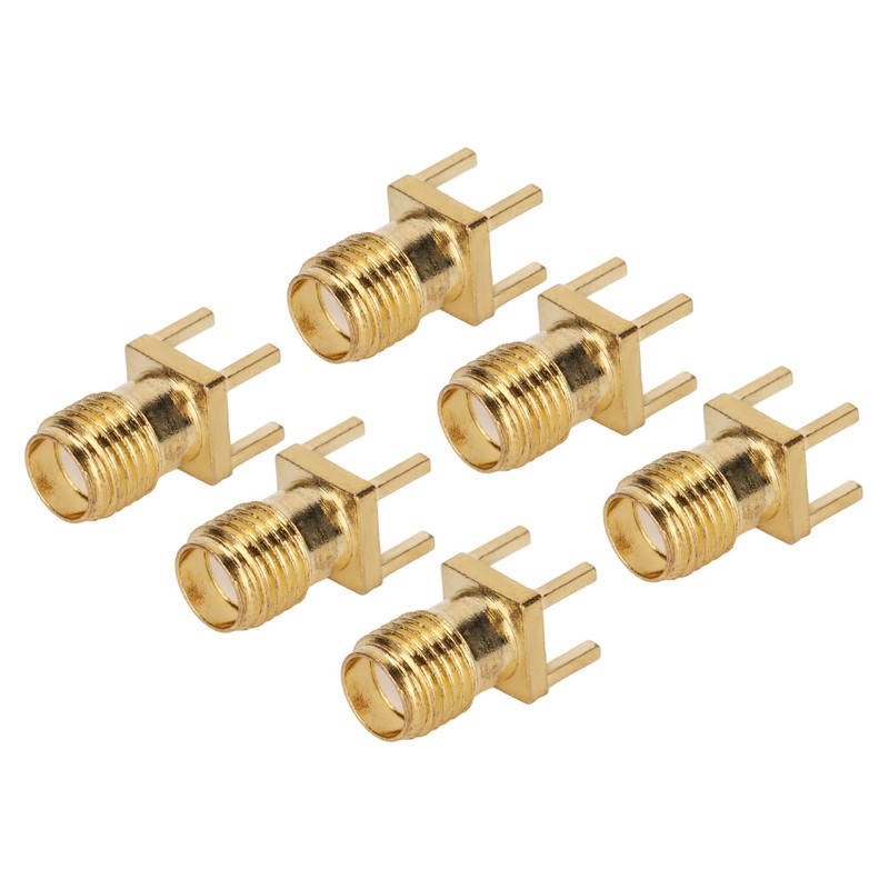100Pcs RF Coaxial Cable Adapter Female Coax Line Connector Base