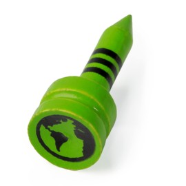 Green Swing Bamboo Golf Tees 25mm | Strong Sustainable Biodegradable | 30pcs | Green Castle Tees