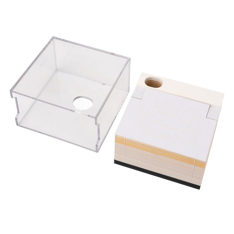 3D Mosque Notepad LED Lights 3D Tear Away Paper Sculpture